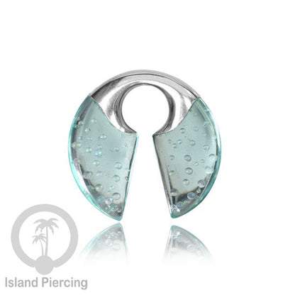 Tindik Anting Piercing Epoxy dan Kuningan Ear-weight epoxy warna warni