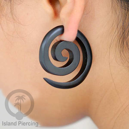 Tindik kayu sistem push Spiral besar yang datar, Wood Piercing Spiral, push system