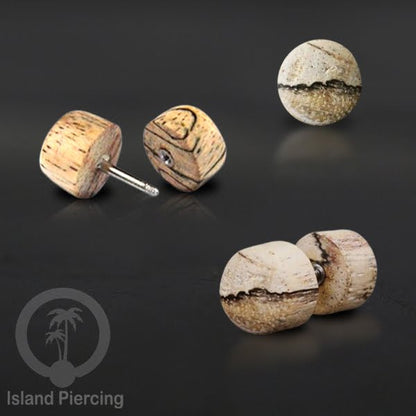 Fake Wooden plugs, Anting Tindik palsu sistem mur dari banyak pilihan jenis Kayu
