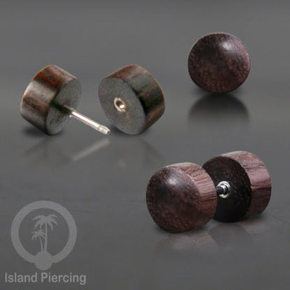 Fake Wooden plugs, Anting Tindik palsu sistem mur dari banyak pilihan jenis Kayu