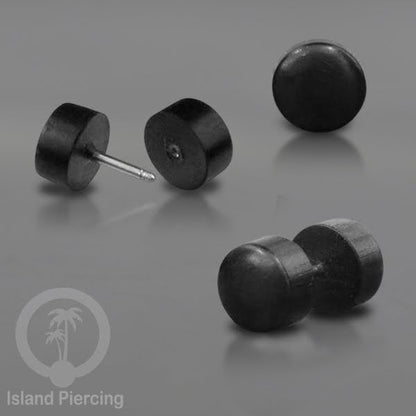 Fake Wooden plugs, Anting Tindik palsu sistem mur dari banyak pilihan jenis Kayu