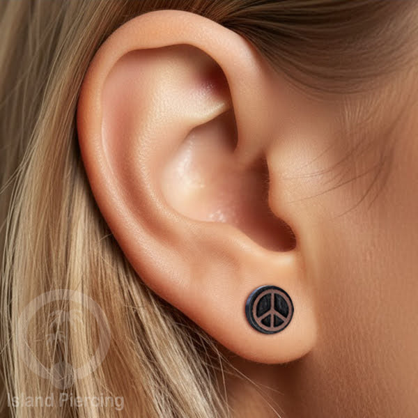 Fake Plug Piercing, Anting Tindik Plug Kayu ukiran pakai sistem push banyak pilihan model.