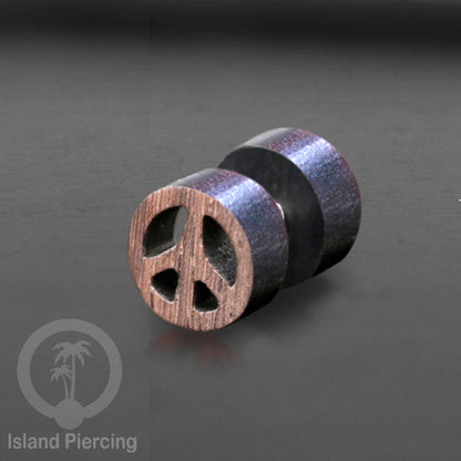 Fake Plug Piercing, Anting Tindik Plug ukiran Kayu pakai sistem mur model istimewa dan unik