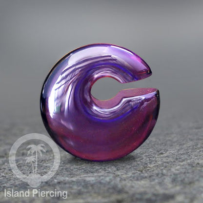Anting Tindik Kaca Pyrex Piercing khusus Lubang Telinga Besar Glass Ear Weight