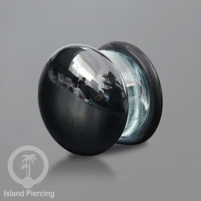 Anting Plug dari piercing kaca Pyrex single flair dengan pilihan warna.