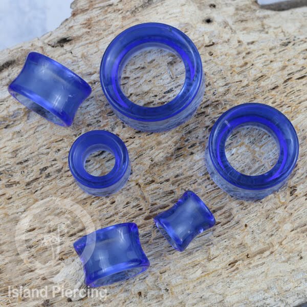 Anting Ear Tunnel model Piercing Kaca Pyrex. Piercing tunnel dengan banyak variasi warna