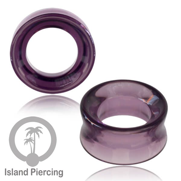 Anting Ear Tunnel model Piercing Kaca Pyrex. Piercing tunnel dengan banyak variasi warna