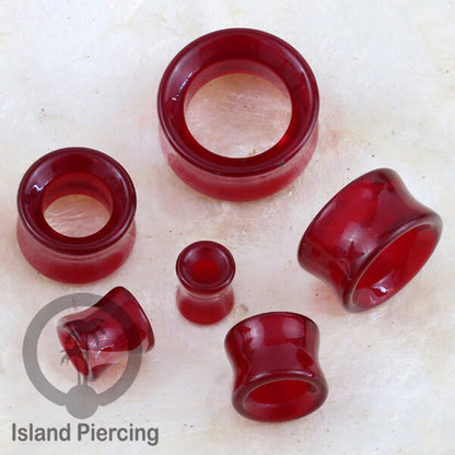 Anting Ear Tunnel model Piercing Kaca Pyrex. Piercing tunnel dengan banyak variasi warna