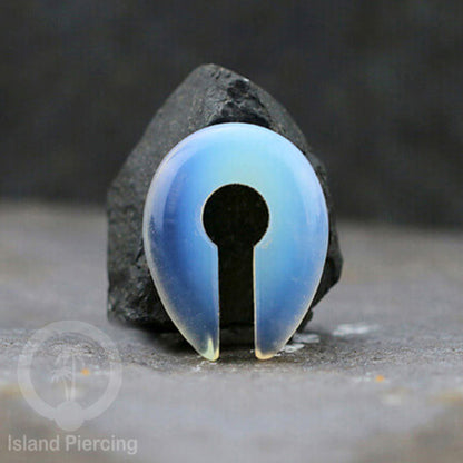 Anting Tindik Batu  Piercing khusus Lubang Telinga Besar Stone Ear Weight keyhole style