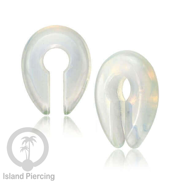 Anting Tindik Batu  Piercing khusus Lubang Telinga Besar Stone Ear Weight keyhole style