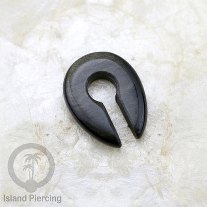 Anting Tindik Batu  Piercing khusus Lubang Telinga Besar Stone Ear Weight keyhole style