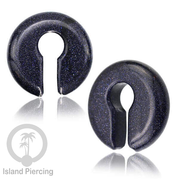 Anting Tindik Batu Piercing bundar khusus Lubang Telinga Besar Stone Ear Weight