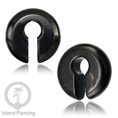 Anting Tindik Batu Piercing bundar khusus Lubang Telinga Besar Stone Ear Weight