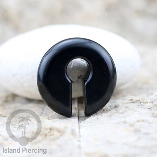 Anting Tindik Batu Piercing bundar khusus Lubang Telinga Besar Stone Ear Weight