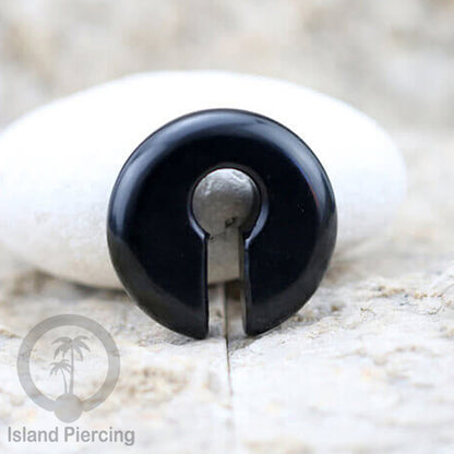 Anting Tindik Batu Piercing bundar khusus Lubang Telinga Besar Stone Ear Weight
