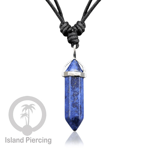 Kalung Liontin Batu Bentuk Peluru Stone Necklaces