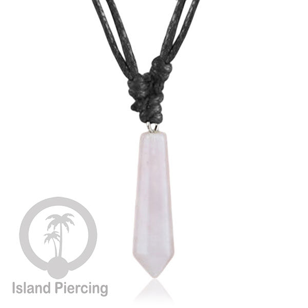 Kalung Liontin Batu Bentuk Peluru Stone Necklaces