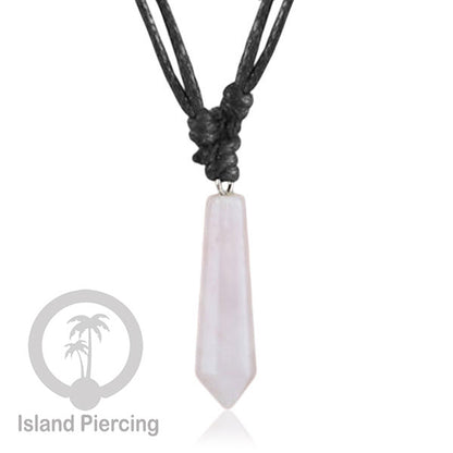 Kalung Liontin Batu Bentuk Peluru Stone Necklaces