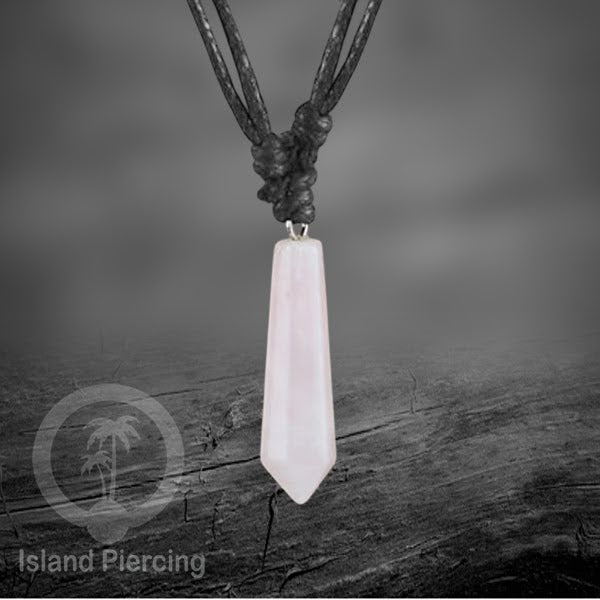 Kalung Liontin Batu Bentuk Peluru Stone Necklaces