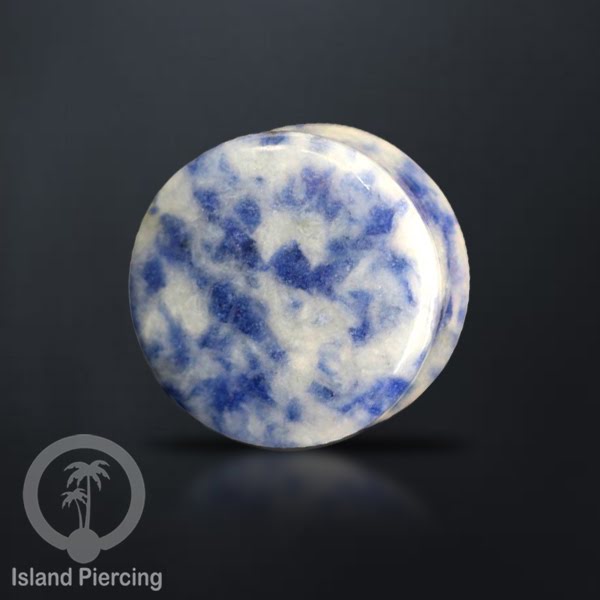 Genuine stone ear plugs untuk tinidik Piercing large Gauge