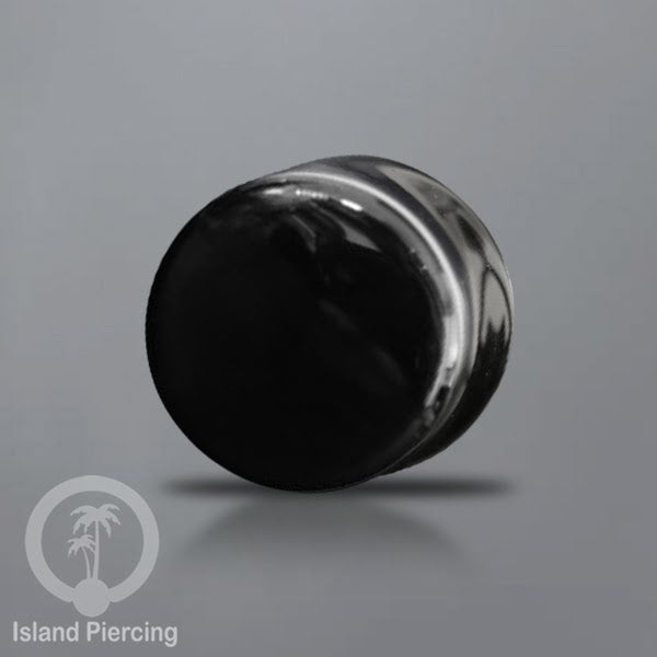 Genuine stone ear plugs untuk tinidik Piercing large Gauge, ONYX, JADE, TURQUIOISE