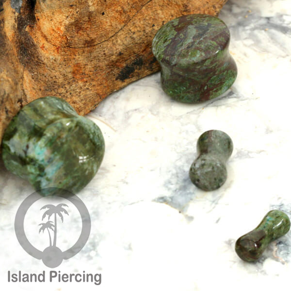 Genuine stone ear plugs untuk tinidik Piercing large Gauge, ONYX, JADE, TURQUIOISE