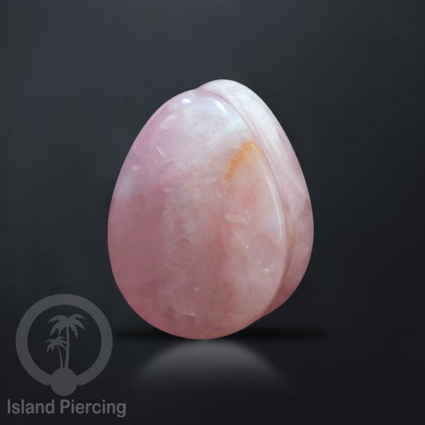 Genuine Stone Ear Plugs Tindik Plug Batu Bentuk Tetes banyak pilihan jenis batu