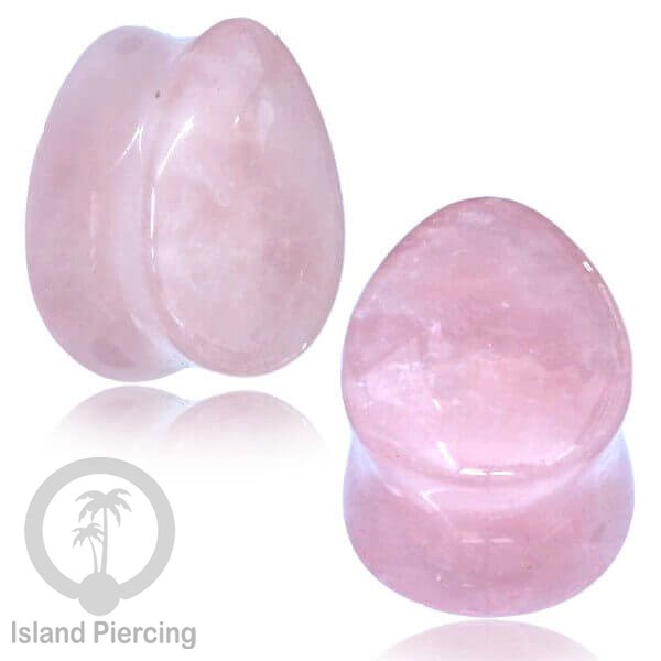 Genuine Stone Ear Plugs Tindik Plug Batu Bentuk Tetes banyak pilihan jenis batu