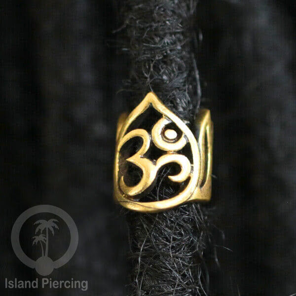 Brass Ear-cuffs anting perhiasan kuningan penjepit telinga banyak variasi unik.