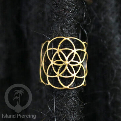 Brass Ear-cuffs anting perhiasan kuningan penjepit telinga banyak variasi unik.