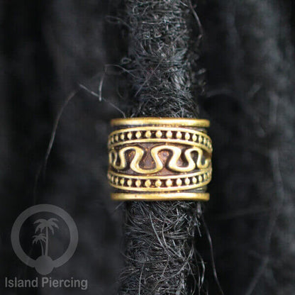Brass Ear-cuffs anting perhiasan kuningan penjepit telinga selera Tribal Piercing.