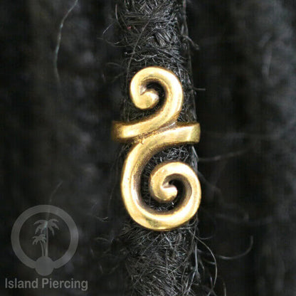 Brass Ear-cuffs anting perhiasan kuningan penjepit telinga banyak variasi unik.