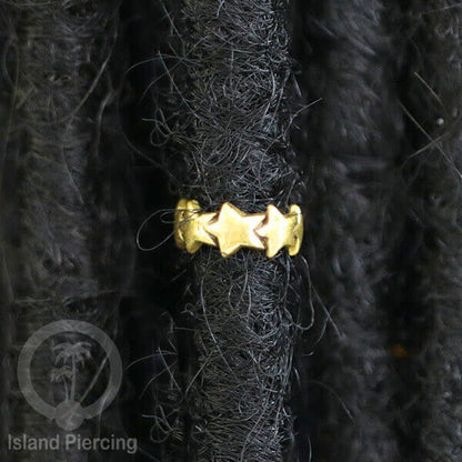 Brass Ear-cuffs anting perhiasan kuningan penjepit telinga yang manis.