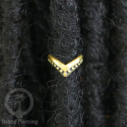 Brass Ear-cuffs anting perhiasan kuningan penjepit telinga motif Ethnic Piercing.