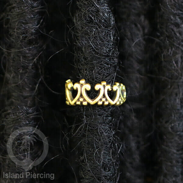 Brass Ear-cuffs anting perhiasan kuningan penjepit telinga yang manis.