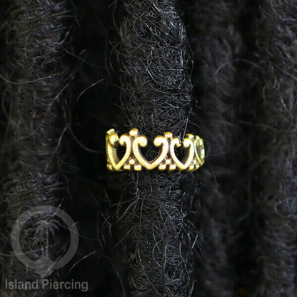 Brass Ear-cuffs anting perhiasan kuningan penjepit telinga yang manis.