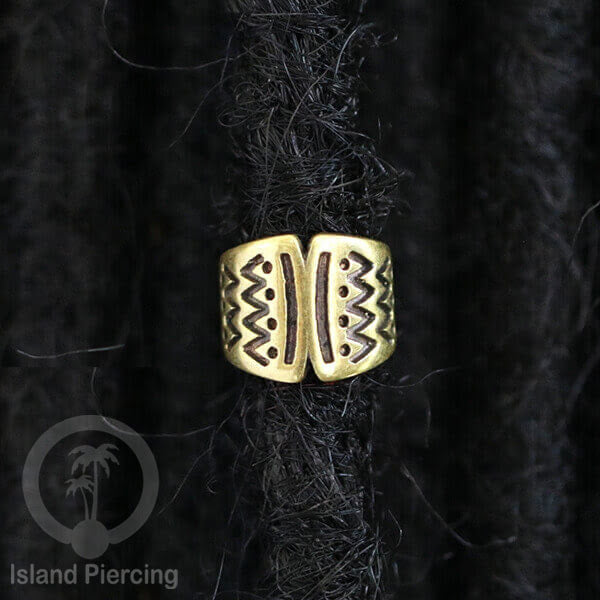 Brass Ear-cuffs anting perhiasan kuningan penjepit telinga motif Ethnic Piercing.