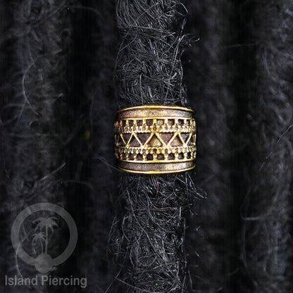Brass Ear-cuffs anting perhiasan kuningan penjepit telinga selera Tribal Piercing.