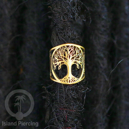 Brass Ear-cuffs anting perhiasan kuningan penjepit telinga variasi bungan dan daun.