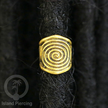 Brass Ear-cuffs anting perhiasan kuningan penjepit telinga motif Ethnic Piercing.