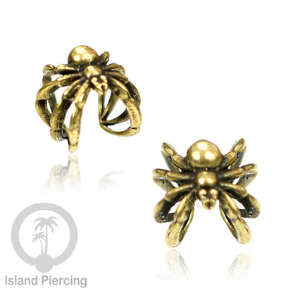 Brass Ear-cuffs anting perhiasan kuningan penjepit telinga variasi Binatang &amp; Seranga