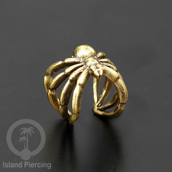 Brass Ear-cuffs anting perhiasan kuningan penjepit telinga variasi Binatang &amp; Seranga