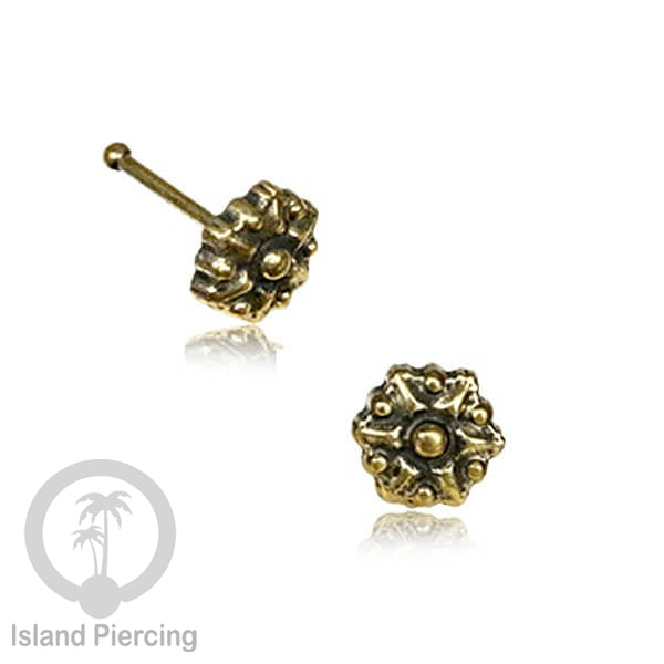 Anting Tindik Hidung, Perhiasan hidung terbuat dari Kuningan, Brass Nose pins