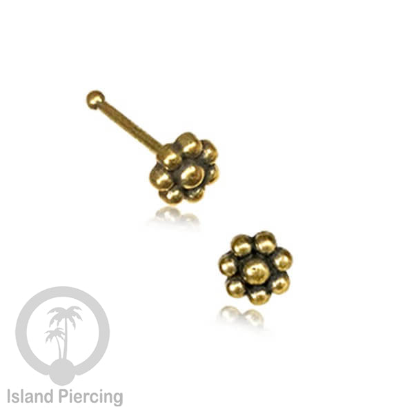 Anting Tindik Hidung, Perhiasan hidung terbuat dari Kuningan, Brass Nose pins