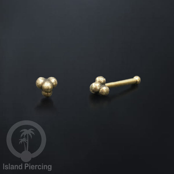 Anting Tindik Hidung, Perhiasan hidung terbuat dari Kuningan, Brass Nose pins