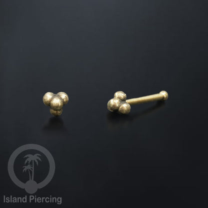 Anting Tindik Hidung, Perhiasan hidung terbuat dari Kuningan, Brass Nose pins