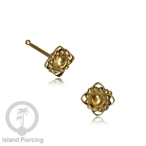 Anting Tindik Hidung, Perhiasan hidung terbuat dari Kuningan, Brass Nose pins