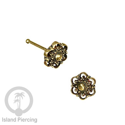Anting Tindik Hidung, Perhiasan hidung terbuat dari Kuningan, Brass Nose pins