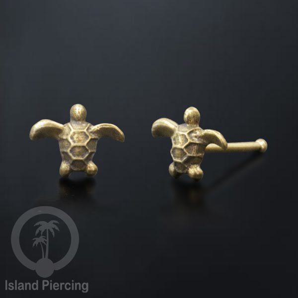 Tindik perhiasan hidung, pin hidung kuningan, banyak desain, Brass Nose Jewelry