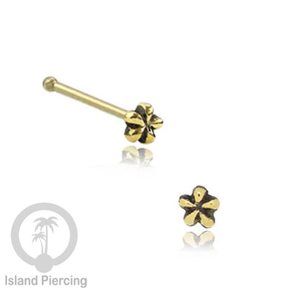 Tindik perhiasan hidung, pin hidung kuningan, banyak desain, Brass Nose Jewelry
